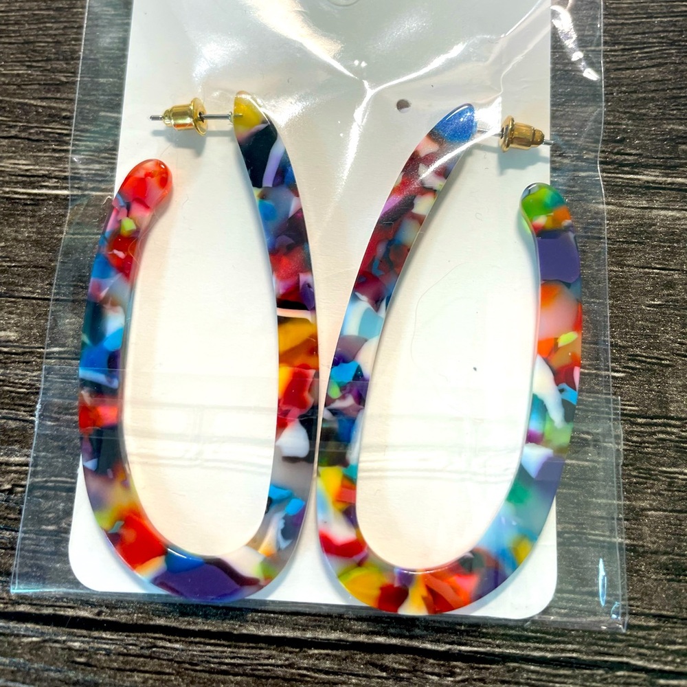 Acrylic earrings